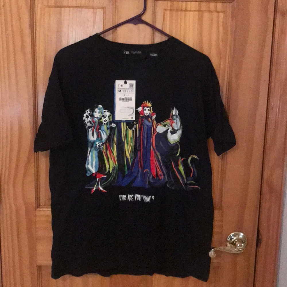 🆕 NWT ZARA VILLAINS T- SHIRT